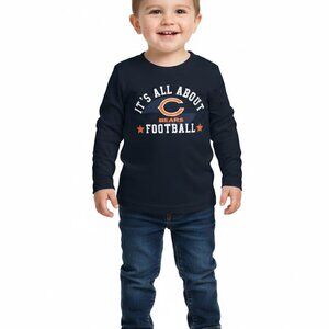 Chicago Bears Baby Boy's Boys Long Sleeve Tee T Shirt Top Size 18 Months NWT